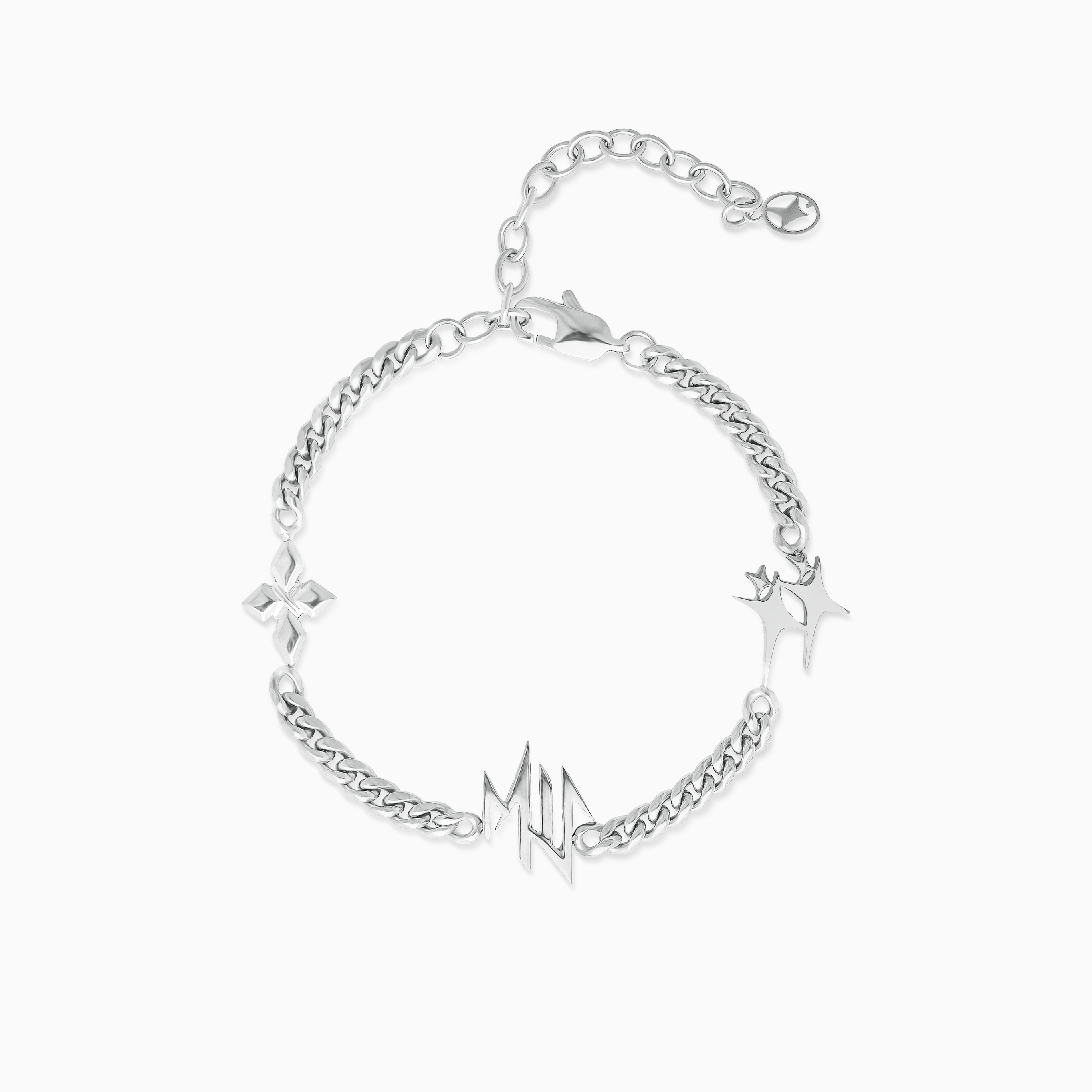 Bracelet MIS cuban - Argenté