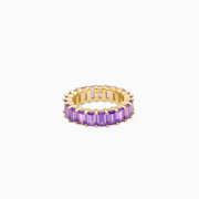 Gold Eternity Ring Wand - Purple