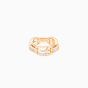 Iced gold signature H-ring