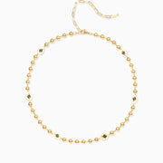 Gold Signature Bead Link Chain