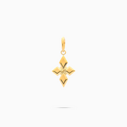Pendentif Crossed Star - Doré