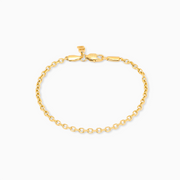 Gold 3mm Cable Bracelet