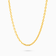 Gold 3mm Cable Chain