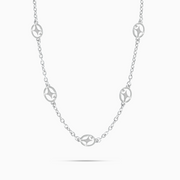 Chaîne Câble Signature Argentée