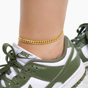 Ankle chain - Cuban link 5mm (Adjustable)