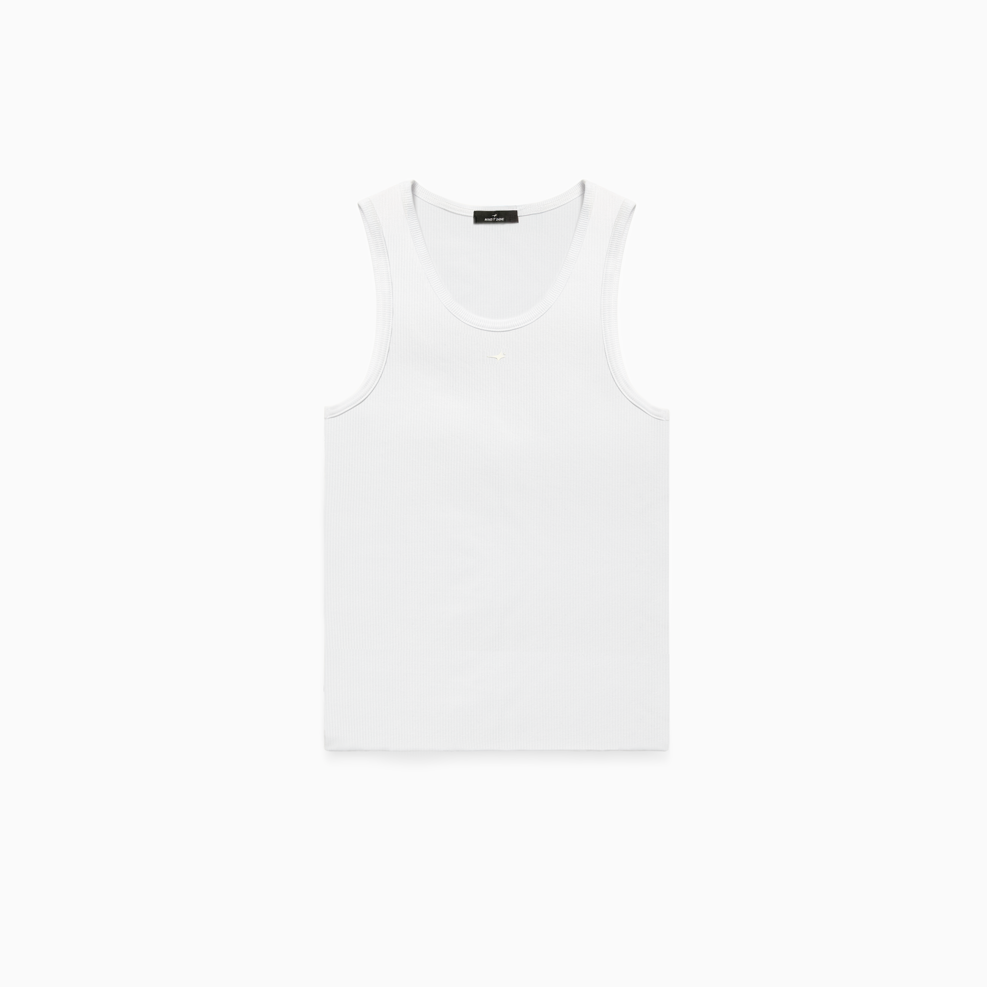 Rib Tank Signature - Blanc
