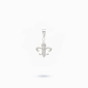 Silver fleur-de-lis (without stones) 