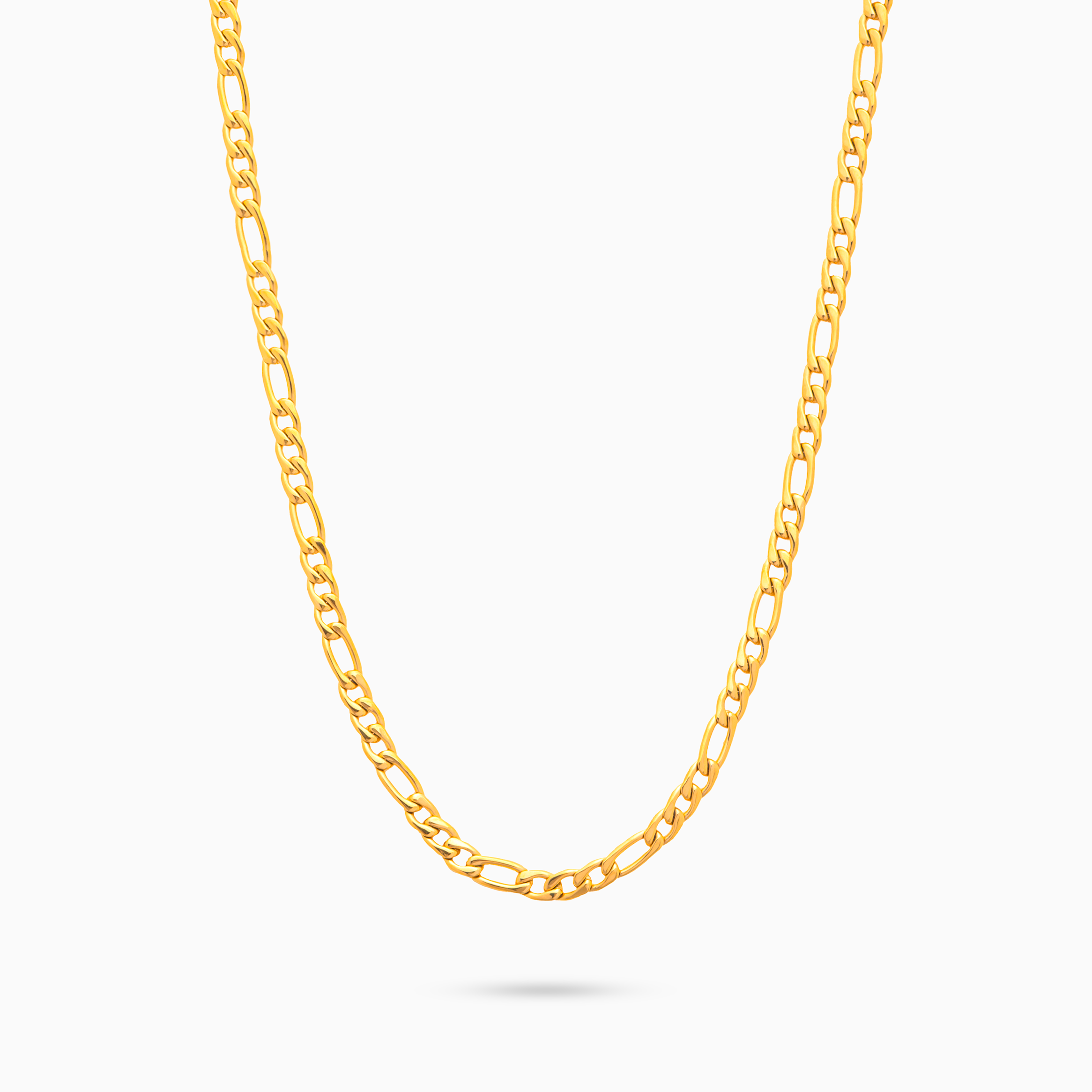 Chaîne Figaro 2 mm dorée