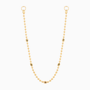 Wallet Chain Bead link Signature Dorée