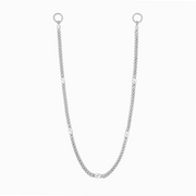 Wallet Chain Cuban link Signature 6 mm Argentée