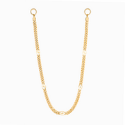 Wallet Chain Cuban link Signature 8 mm Dorée