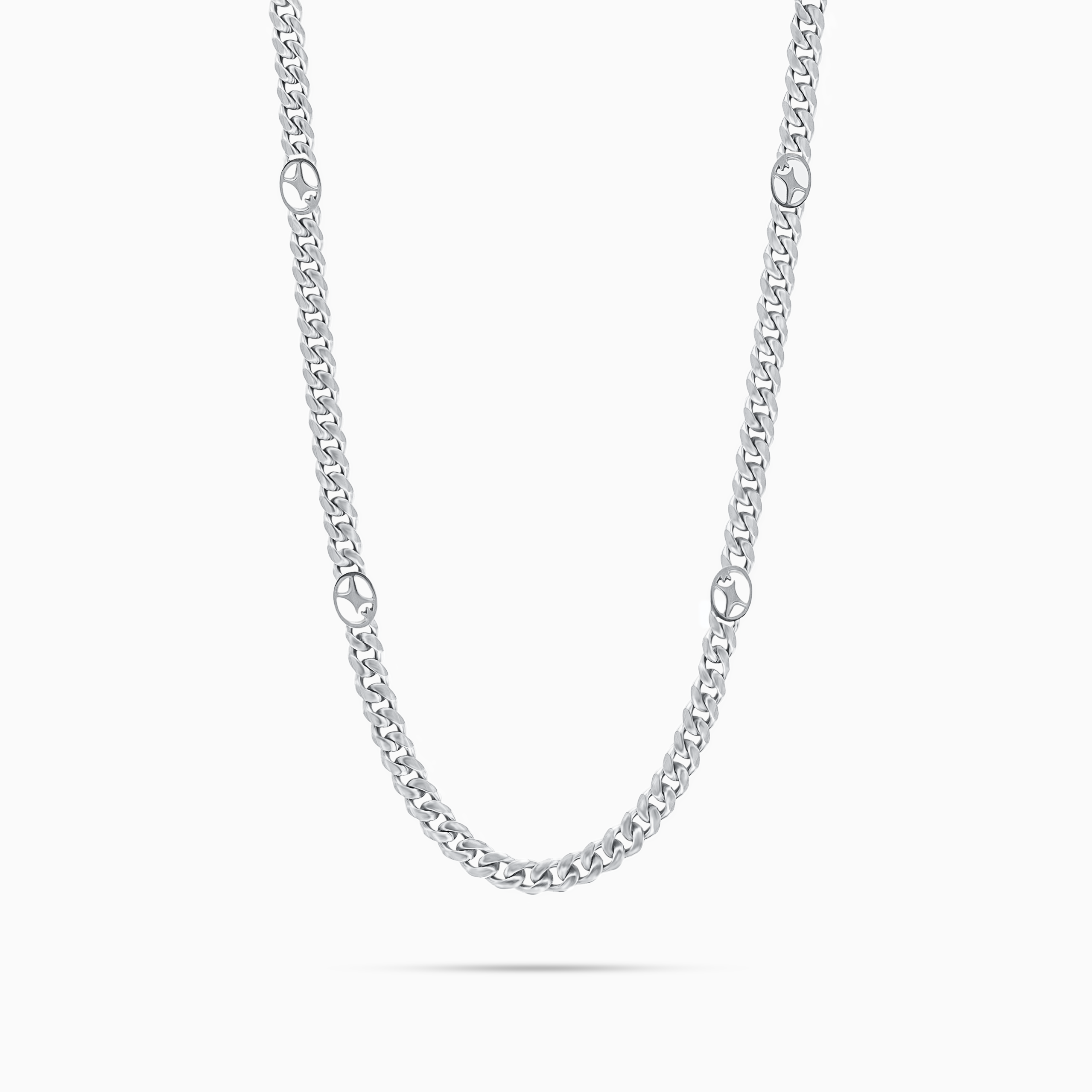 4mm Silver Signature Cuban Link Chain