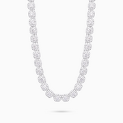 6mm Silver Pave Chain