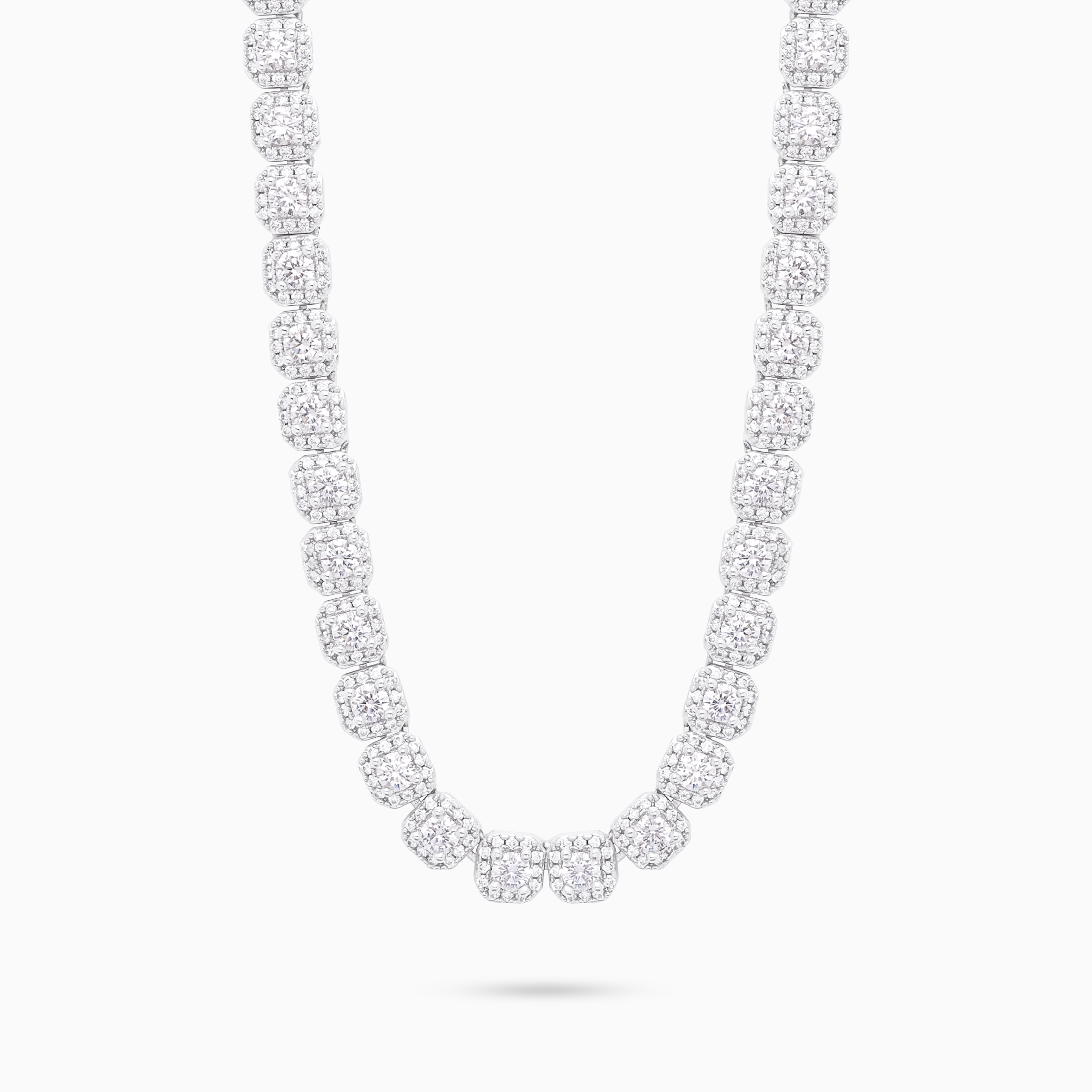 6mm Silver Pave Chain