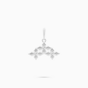 Pendentif Triple Crossed Star - Argenté