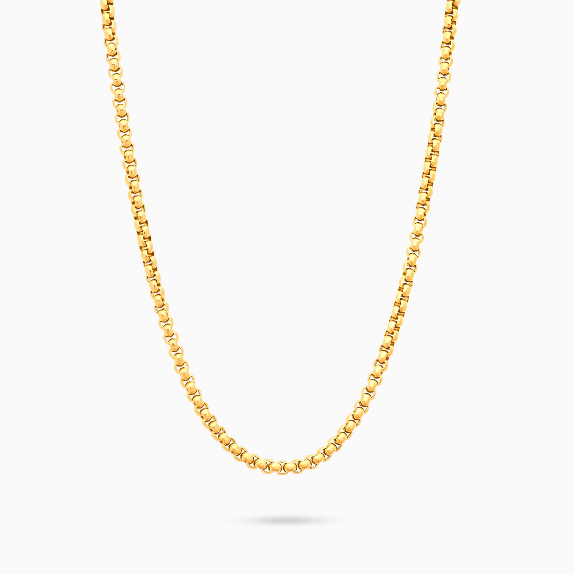 2.5mm Gold Round Box Chain