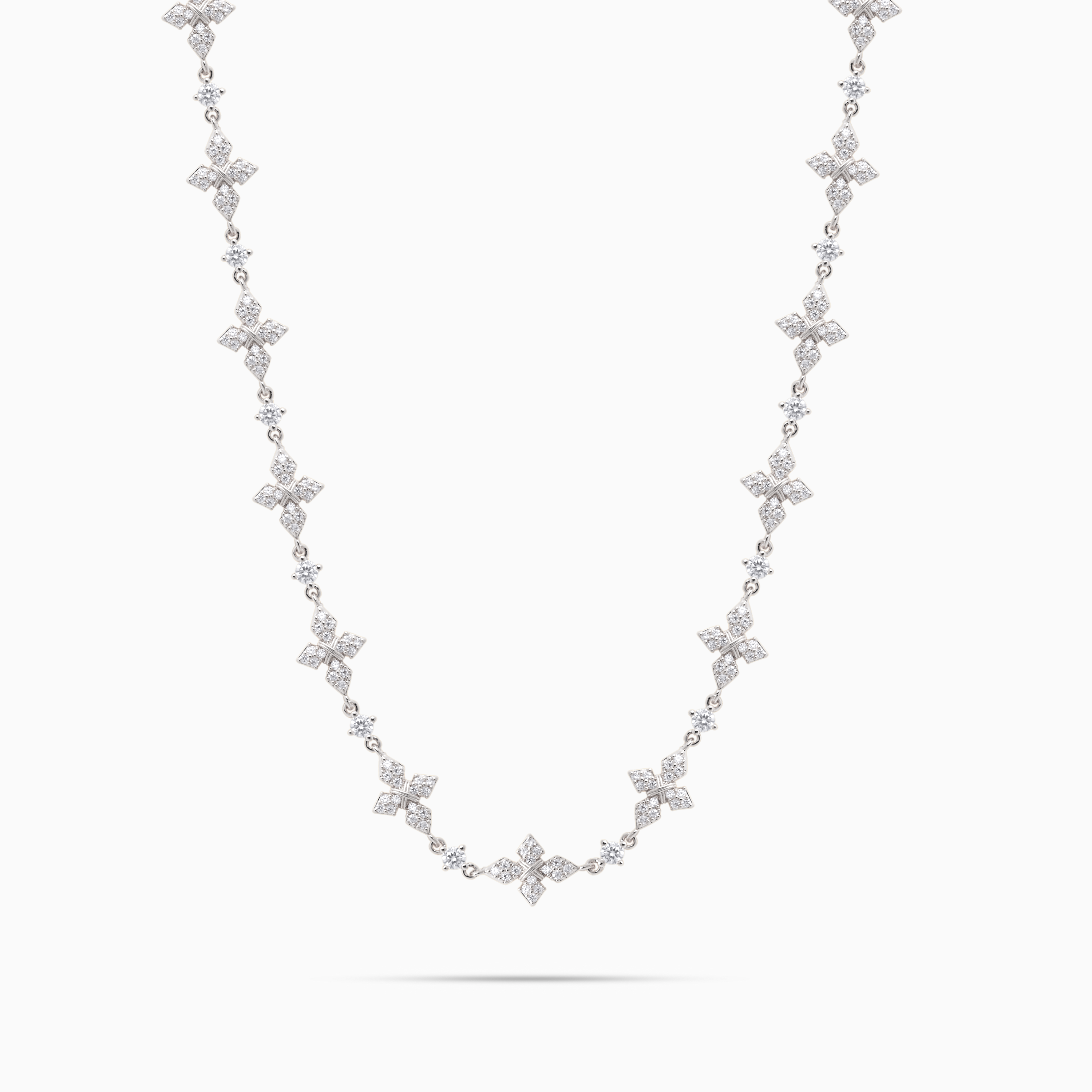 Chaîne Iced Celestial - Argentée