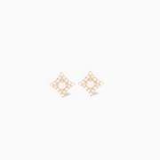 Gold star earrings