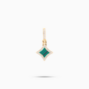 Star dorée - Motif Vert