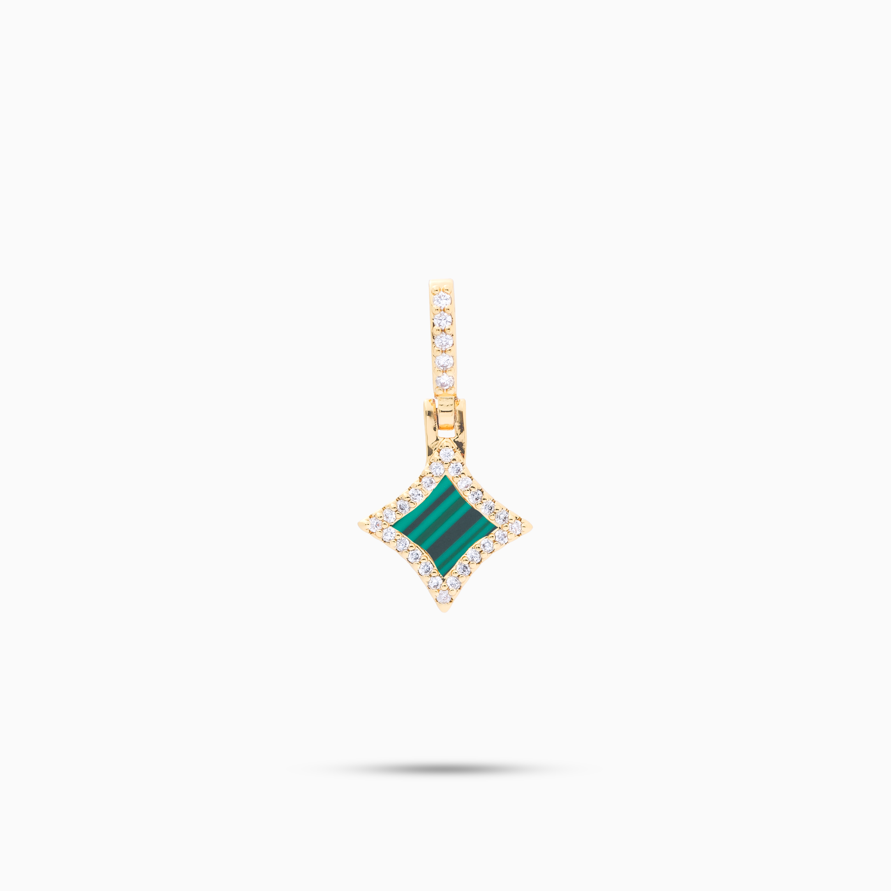 Star dorée - Motif Vert